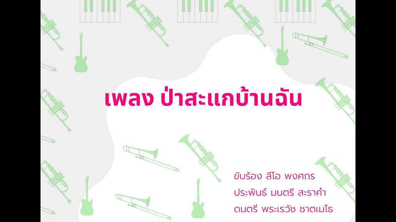 เพลง ป่าสะแกบ้านฉัน