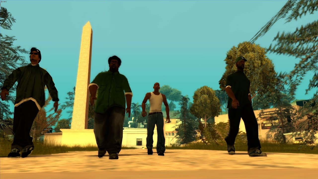 GTA San Andreas - Intro & first mission | Walkthrough #1 - YouTube