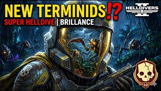 The NEW Terminids on Brillance are a Nightmare (Super Helldive)