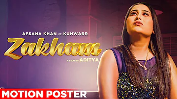 Zakham (Motion Poster) | Afsana Khan Ft Kunwarr | Planet Recordz | Releasing On 12th Feb