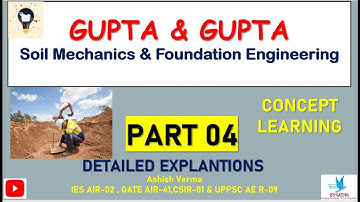 Soil Mechanics & Foundation Engineering|Gupta & Gupta|Detailed Explanations||Ques 26-30|Part-4