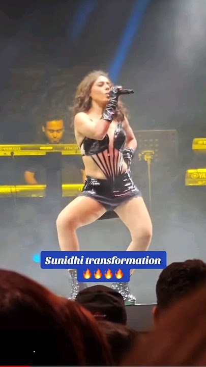 sunidhi chauhan bold live concert | sunidhi chauhan new transformation look | sunidhi new look