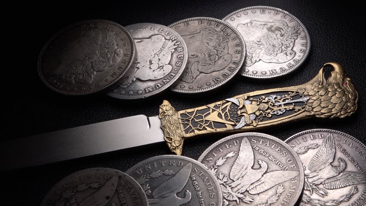 Theodore Roosevelt's Hunting Knife 2 oz Silver Coin by Spectres
