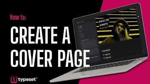 How to Create an Incredible Cover Page in Typeset