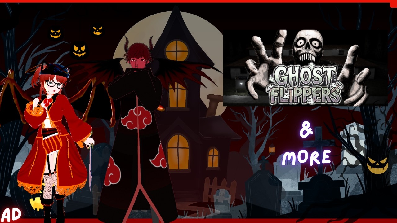 [EN]Vtuber| ~* MODEL REVEAL + GHOST FLIPPERS / @red_delinquentgaming   * !merch !ad !commands