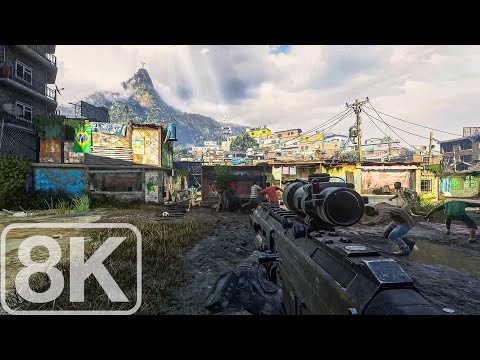 Task Force 141 Favela Firefight - Modern Warfare 2 Remastered - 8K