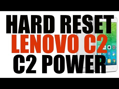 How To Hard Reset Lenovo C2 (k10a40) And Lenovo C2 Power