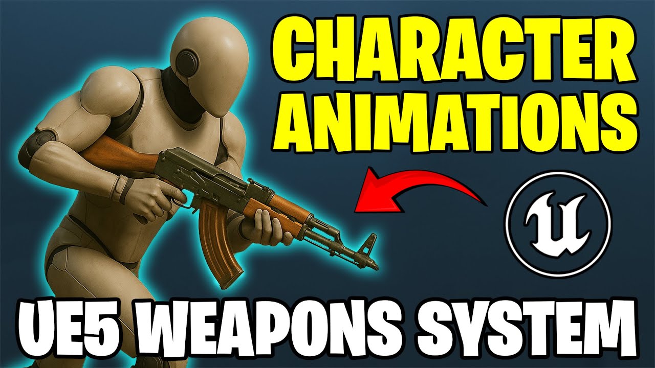 Unreal Engine 5 Weapon System Tutorial: How To Add Animations To Your Character