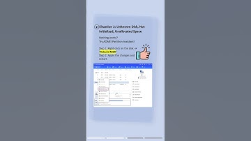 Disk 1 Unknown, Not Initialized in Windows 10? Fix It Now! #fix #drive #windows10 #error