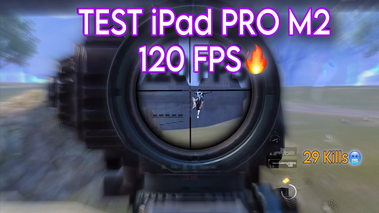 iPad PRO M2 TEST GAMEPLAY | 120 FPS STABIL PUBG Mobile - YouTube