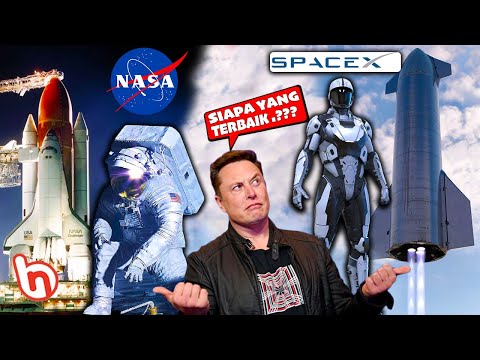 Lama Gak Ada Saingannya..! SPACEX Tantang NASA, Apa Beda Tujuan Keduanya?