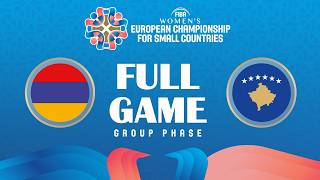 LIVE - Armenia v Kosovo | FIBA Women's European Championship for Small Countries 2026 | Group Phase
