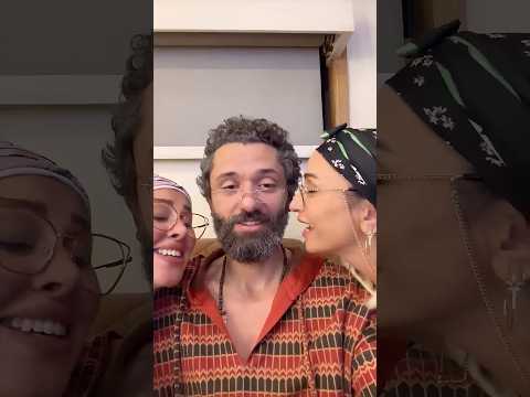 كريم محمود عبدالعزيز وياسمين ريس ودينا الشربيني من كواليس فلم الهنا اللي انا فيه