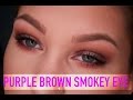 SIMPLE PURPLE BROW SMOKEY EYE | makeupbycrc