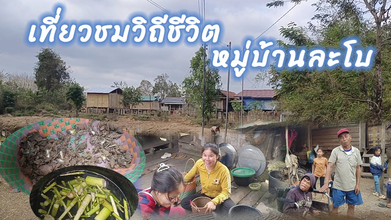 ชมวิถีชีวิตหมู่บ้านละโบ เมืองเชโปน แขวงสะหวันนะเขต สปปลาว