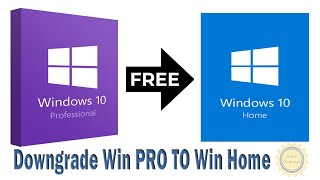 Downgrade Windows 10 Pro to Windows 10 Home without lost data