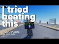 I tried beating this game
