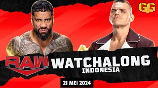 (LIVE) WATCHALONG WWE RAW 20 MAY 2024 INDONESIA KING AND QEEN OF THE RING SEMI FINALS