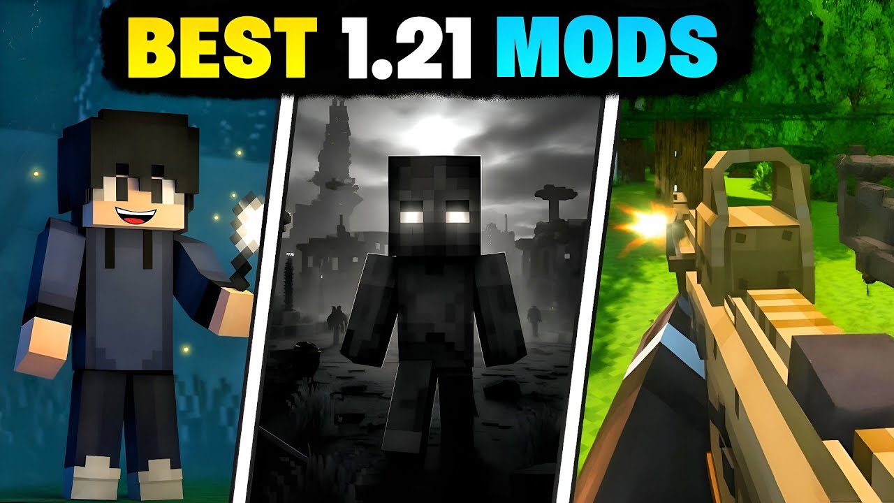 Top 5 BEST Mods For MCPE (1.21+) || Amazing Mods For Minecraft PE - YouTube