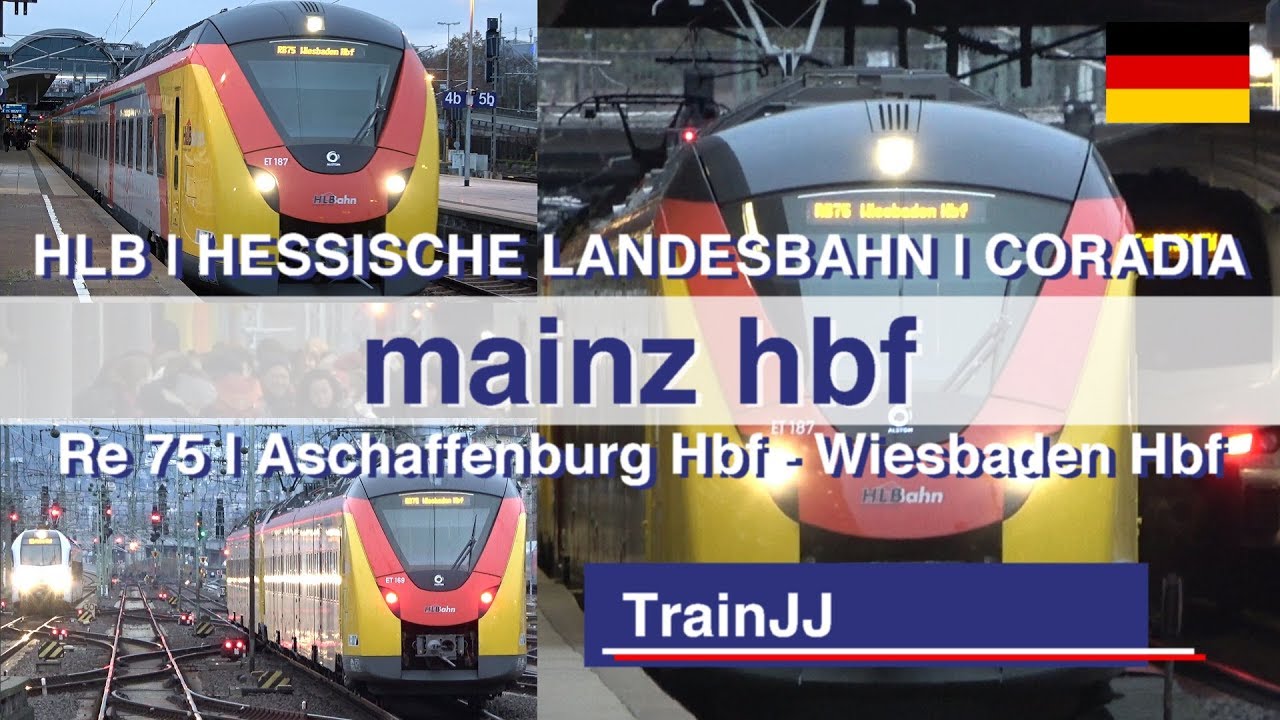 Alstom Coradia Continental | HLB - Hessenbahn Hessische Landesbahn | Mainz Hbf | Re 75 Wiesbaden Hbf