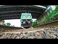 POWERFUL WAG9-H 3D VIEW | 360° CAM UNDER THE TRAIN | VR VIDEO