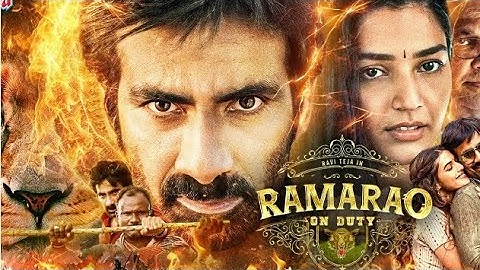 Ravi Teja RAMARAO ON DUTY New Release (2025) South BLOCKBUSTER Movies Dubbed Hindi| Rajisha, Anveshi