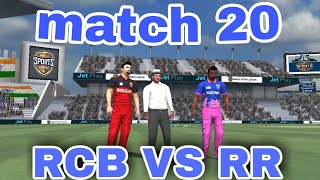 Rajshathan royal Vs royal  Challenger Bangalore t20 ipl match-21 /#ipl/#gameplaytube/#cricket /#game