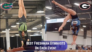 Best Ncaa Gymnastics Freshman On Each Event