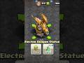 Electeo Dragon Statue in Cöash of Clans #clashofclans #brawlstars #clashroyale