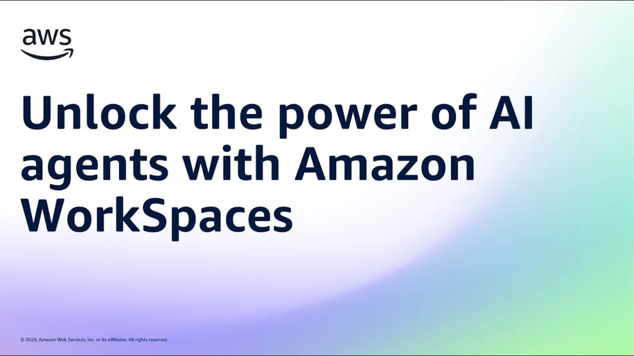 Unlock the power of AI agents with Amazon WorkSpaces | Amazon Web Services