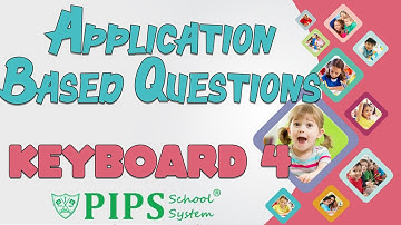 Grade 4 Computer/Keyboard Lecture Application based Questions by PIPS School System Hafizabad