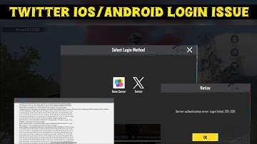 🛑 IOS, Android X, Signature Does Not Match The Request, Bgmi Twitter Login Problem, Bgmi Login error