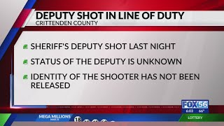 Crittenden County deputy shot in line of duty, multiple agencies say