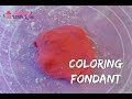 How To Color Fondant - Homemade Fondant &amp; Gum Paste - Cake Decorating With Fondant