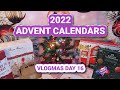 Day 16 - Opening 10 ADVENT CALENDARS!  Vlogmas Day 16! #leighshome