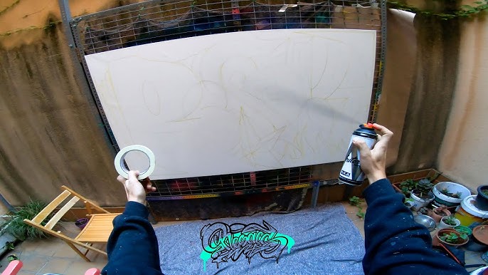 Creating Fake Neon Signs With Spray Paint