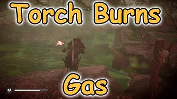 Assassins Creed Valhalla | Tricks | Using Torch to burn poisonous gas