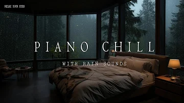 Calming Piano Music with Rain Sounds - Sleep and Relax with Soothing Melodies 🌧️🌿 Stress-Free Nights