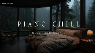 Calming Piano Music With Rain Sounds - Sleep And Relax With Soothing Melodies Stress-Free Nights