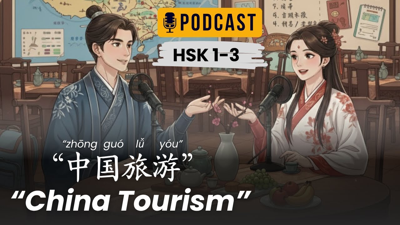 HSK 1-3 l How to prepare for a trip to China l 如何准备去中国旅游 l Chinese Podcast