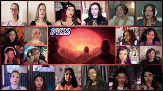 Attack on Titan Season 4 Episode 23 Girls Reaction Mashup |  進撃の巨人