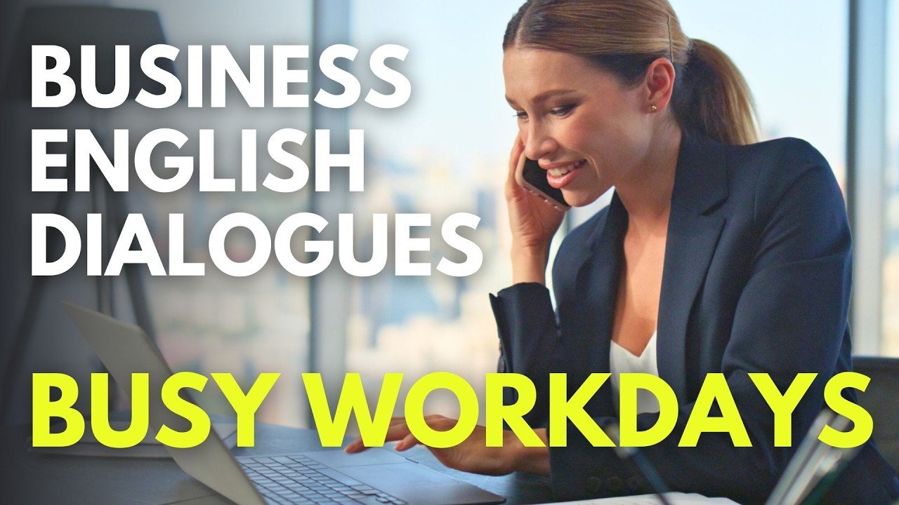 Professional Conversations for Busy Workdays: Small Talk Made Easy | Business English [BEL183]