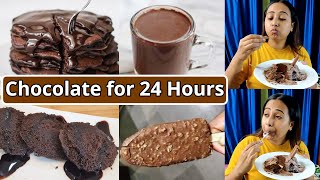 I only ate CHOCOLATE for 24 HOURS Challenge | Food Challenge