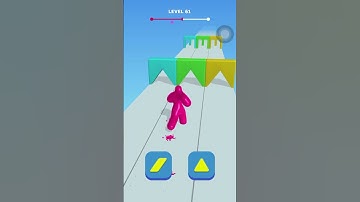 Blob shifter 3D level 61 gameplay 🔷🟦🟠#gameplay #reels #blobshooter3d #shorts