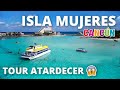 ISLA MUJERES CANCUN ✅ TOUR en CATAMARAN al ATARDECER desde $890 MXN 🌞 ¿Vale la pena? Precios