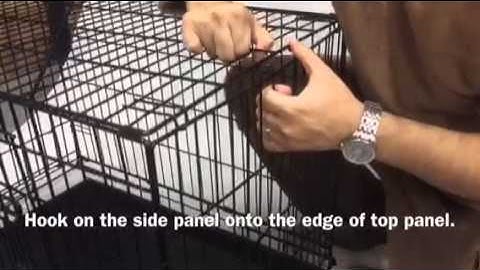 Setup Instructions for VEBO Collapsible Wire Crate