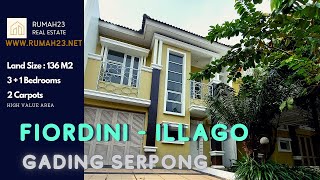 Perumahan Di Gading Serpong cluster Fiordini Illago