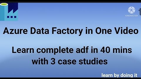 Azure Data Factory in One Video | Real time end to end azure data engineer project