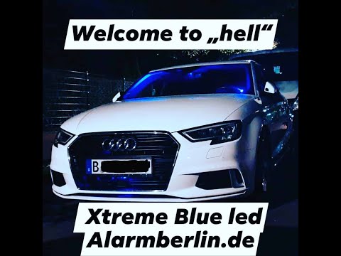 Xtreme-Blue-LED: So schreckt man den Dieb ab BEVOR es zu Schäden kommt. AlarmBerlin.de