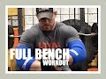 BENCH: Full Workout with Conditioning and a Duffalo Bar PR!